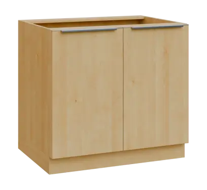 SIS - 9D spodní skříňka, 2-dveřová, 870x900x600, javor horský